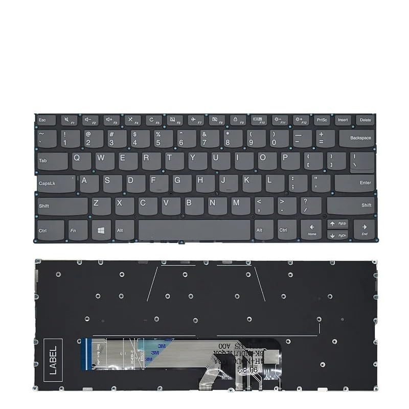 Clavier rétroéclairé Lenovo Yoga C640-13IML pièce de rechange SN20N04591 disposition US