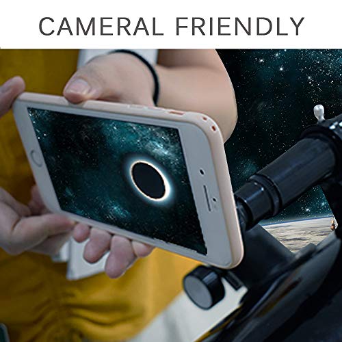 Geertop Telescopio riflettore portatile, 700 x 76