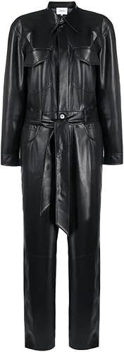 Mono de Cuero Sintético Negro Ashton de segunda mano