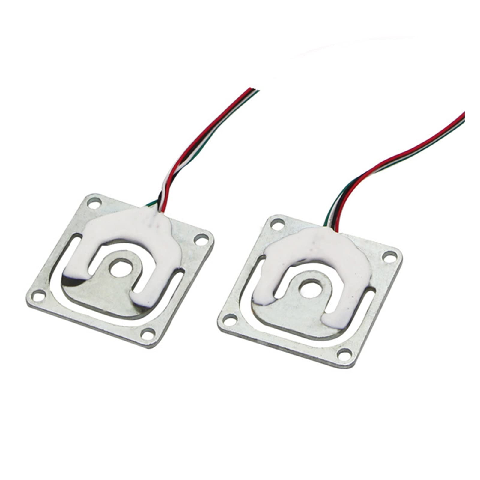 Weighing Sensor, 4pcs Weigh Sensor Thread Hole 50kg Bridge Resistance Strain Body Weighing Load Accessories Tool DIY Kit