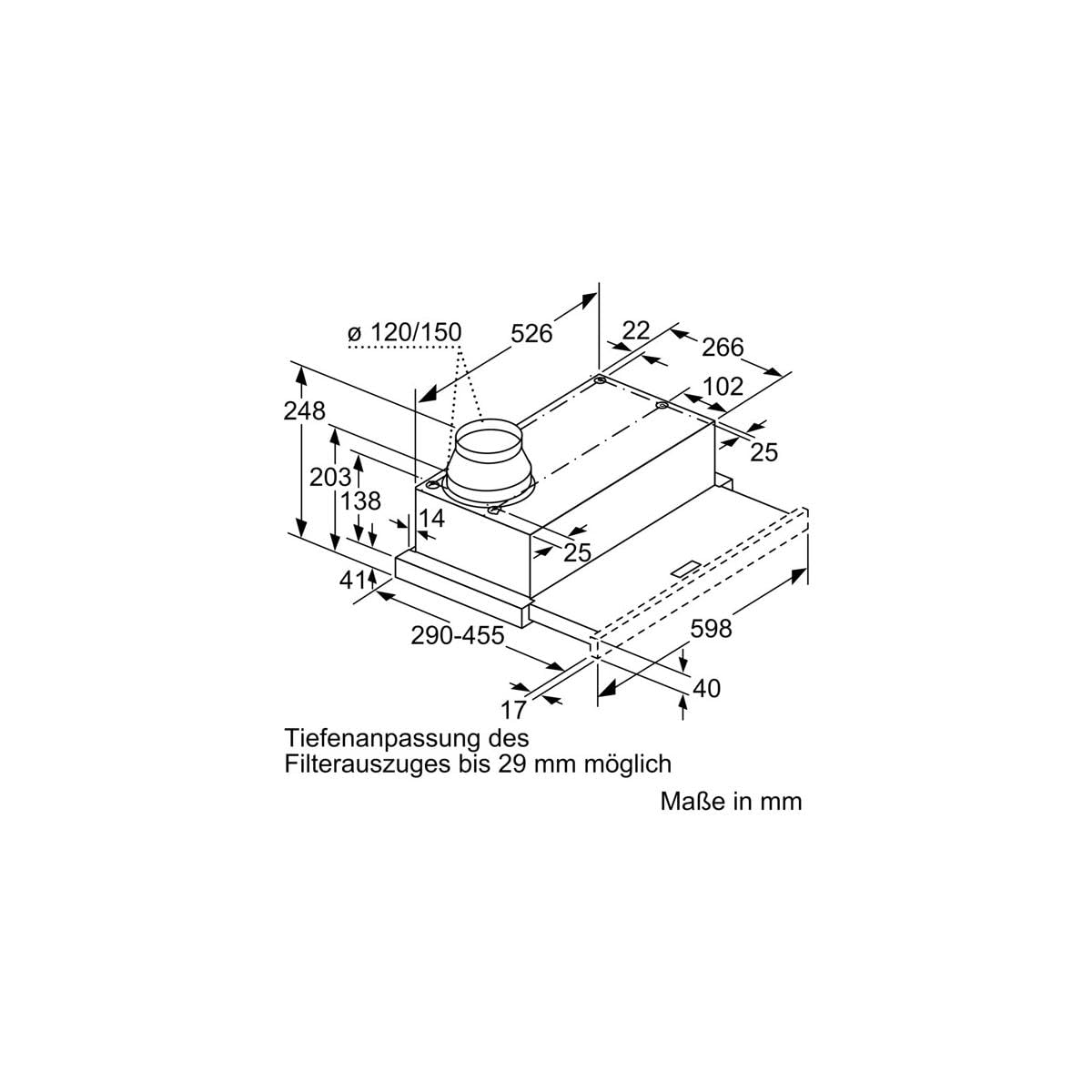 Cappa Classica BOSCH DFM064W54 in metallo