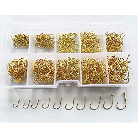 Anzuelos de Pesca FIBOUND con 600pcs de Ganchos de Púas Cover