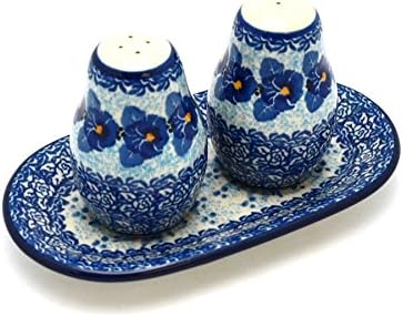 Polish Pottery Salt & Pepper Set - Unikat Signature U3639