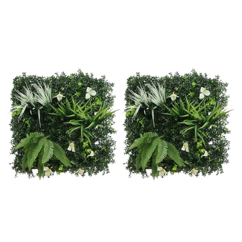 Panneau mural pour plantes artificielles 50x50 cm intérieur et extérieur