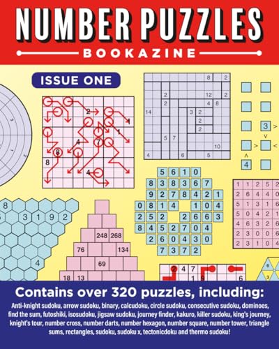 Number Puzzles Bookazine: Contains Over 320 Number Puzzles With A Huge Range Of Puzzle Types
