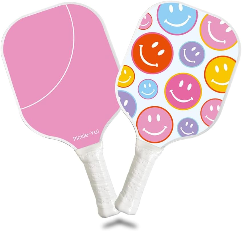 Women's Pickleball Paddles - Unique Designer Quality, Stylish, Trendy, Cute, Tween, Girls - High Def UV Printed, Birthday Gift Ideas, Swifty, Neon, Pink, Tweens, Woman, Girl's, Pride, LGBT