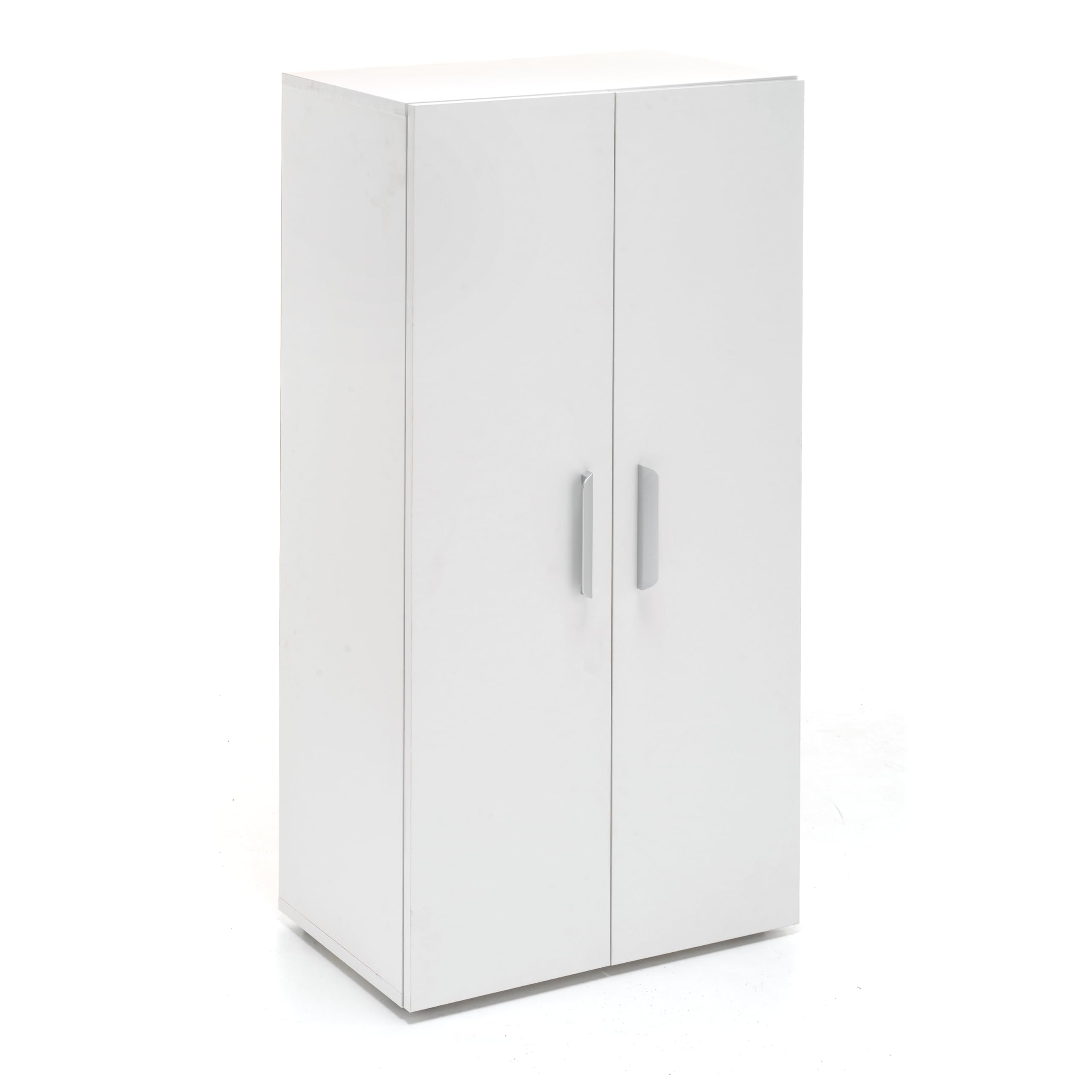 Totò Piccinni Scarpiera LONDON a Mobiletto in Legno 2 Ante e Ripiani (Bianco, 6 Ripiani Art. 133)