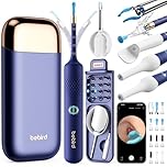 BEBIRD Ear Cleaning Camera Wax Removal Tool kit, Flexible Ear Scope Otoscope Camera Light, Visual Ear Picker Wireless Earwax Remover Tweezers for Adults & Kids