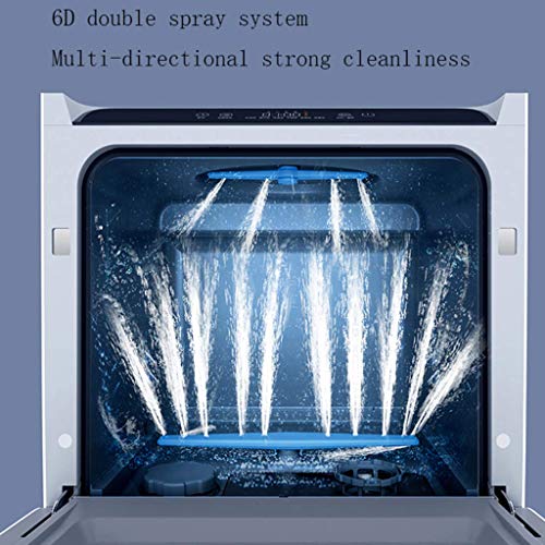 Slimme Afwasmachine Desktop Compacte Vaatwasser, 6 Wascycli, Luxe Touchscreen, Energiezuinig Ontwerp, Laag Geluidsniveau… - Image 4