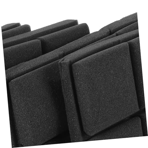 Paneles absorbentes de sonido Mikinona 4pcs espuma para aislamiento acústico para estudio y reducción de ruido para habitaciones miniatura 6