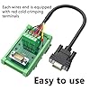2Pack DB9 Connector RS232 Serial Cable 40cm/16inch,DB9 Female to Bare Wire End,D-SUB 9-Pin Connector RS232 to Bare Wire Cable,9 Wire All Provided with Wiring Terminals-Black