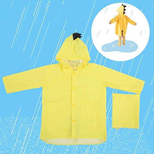 Labuduo Capa de chuva, capa de chuva para bebês, confortável e leve à prova d'água com desenho anim