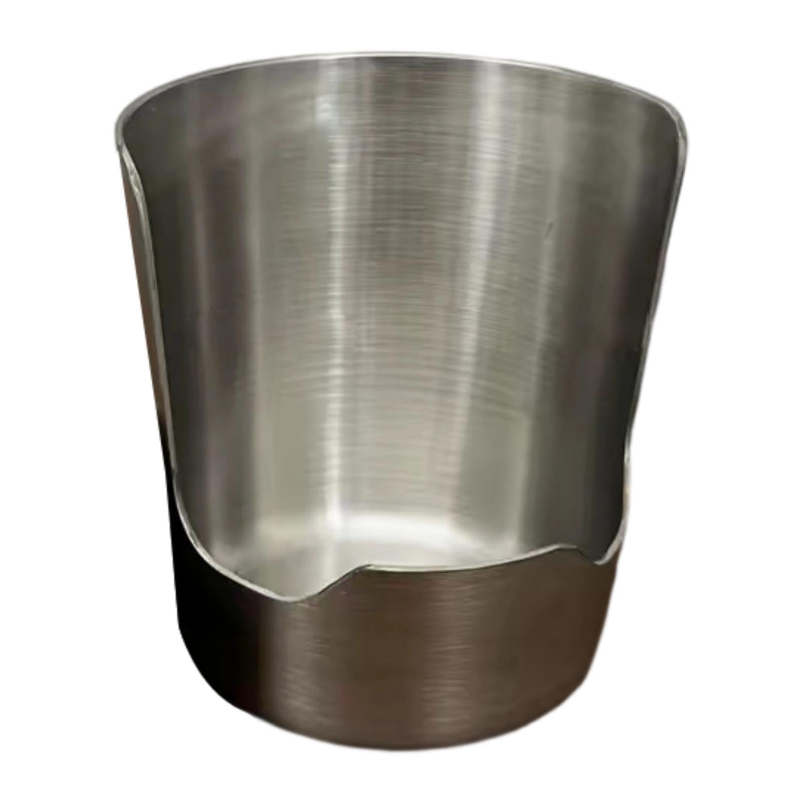 Soporte de Tapa y Cuchara de Acero Inoxidable Reposacucharas Soporte para Utensilios de Encimera Organizador Multifuncional Base Estable con, 9 Cm