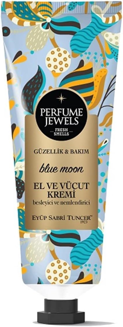 1923 Eyup Sabri Tuncer Perfume Jewels Body Splash Series (BLUE MOON, BODY CREAM 50 ML)