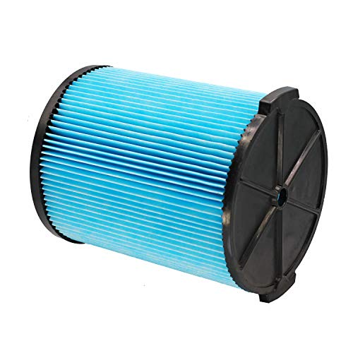1 Pack VF5000 3-Layer Pleated Paper Replacement Filter Compatible with Ridgid 6-20 Gallon Wet Dry Vacuums WD1450 WD0970 WD1270 WD09700 WD06700 WD1680 WD1851 RV2400A