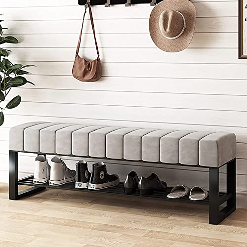 Banc de rangement pour chaussures résolvant le désordre de votre entrée