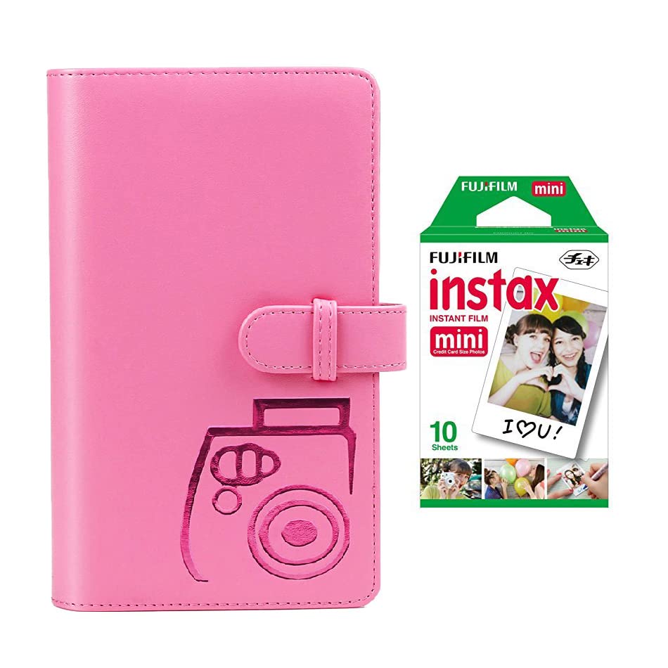 FotoCart 96 Pockets Mini Film Photo Album Book + 10 Sheet Mini Film for Instax Mini LiPlay 11 9 8 7s 70 90 Link Instant Camera 3 Inch Polaroid Picture Name Card Holder-picture-35