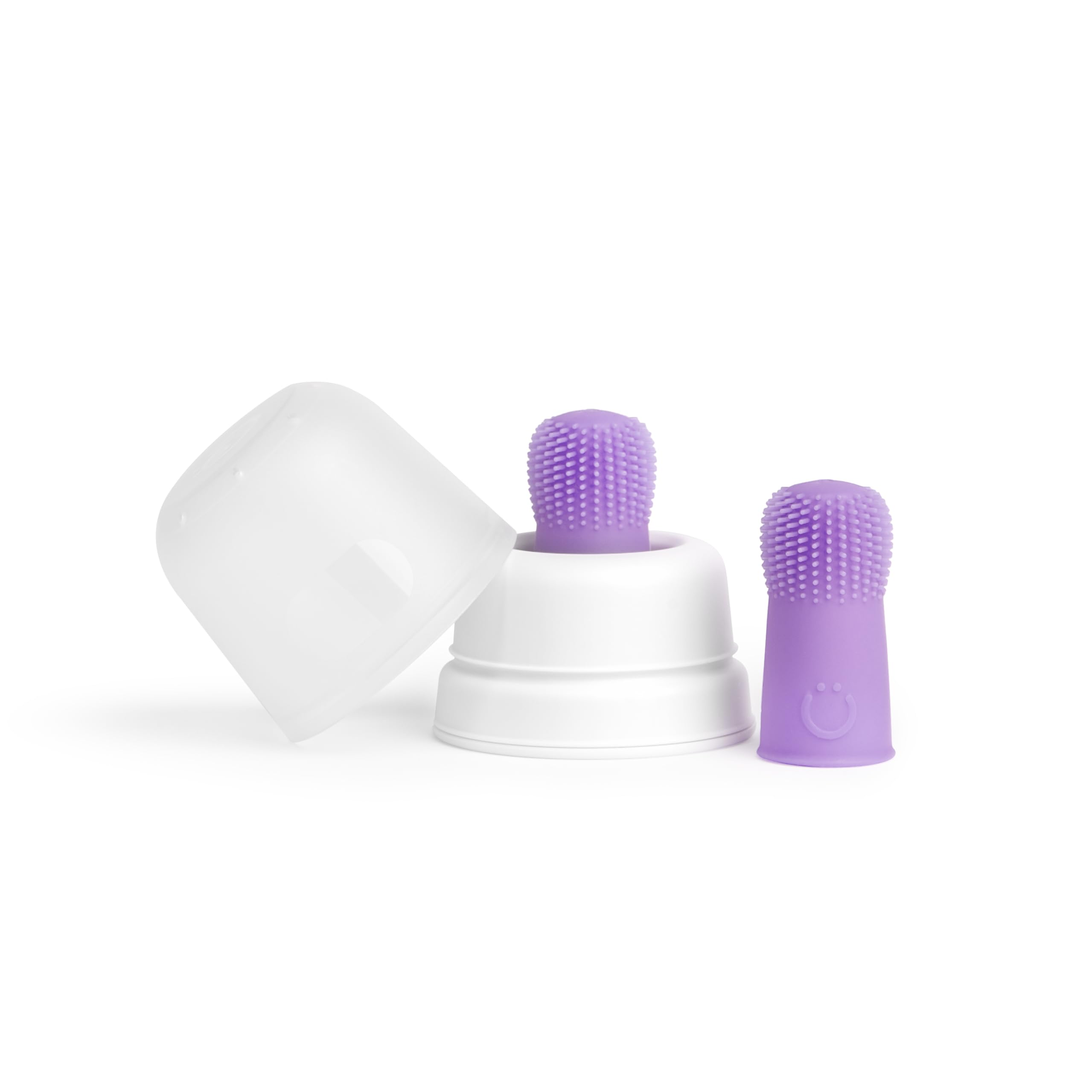 Ubbi 2 Pack Baby Silicone Toothbrush with Storage Case, Food Grade Platinum Silicone, Oral Care for Infants and Babies-image-46