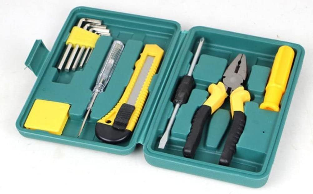 Kit de 7 Piezas de Herramientas Manuales con Caja de Almacenamiento