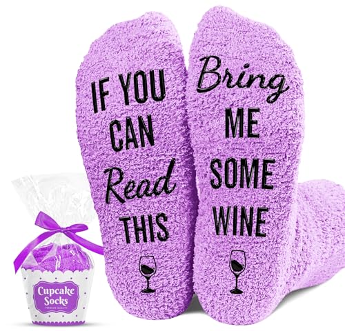 Image of VICRAZY Wine Gifts for Men, Women - Funny Socks - Gifts for Lovers - Stuff, Stocking Stuffers
