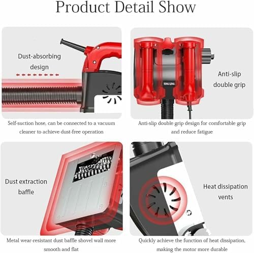 Electric Wall Planing Machine,Efficient Paint and Putty Remover,High Efficiency Precision,for Granite,Marble Surfaces