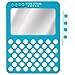 Five Star Locker Accessories, Mirror & Push Pin Board, 6" x 8", Teal (73539)