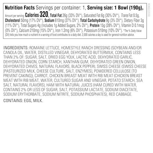 Amazon Fresh Brand, Chef Salad with Chicken and Ham, 6.7 Oz - Image 6