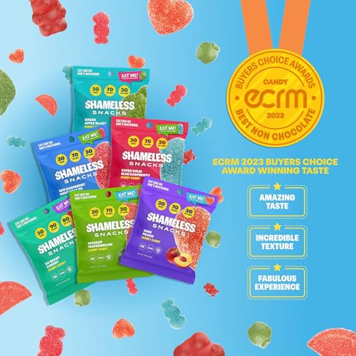Shameless Snacks - Healthy Low Calorie Snacks, Low Carb Keto Gummies thumb #2