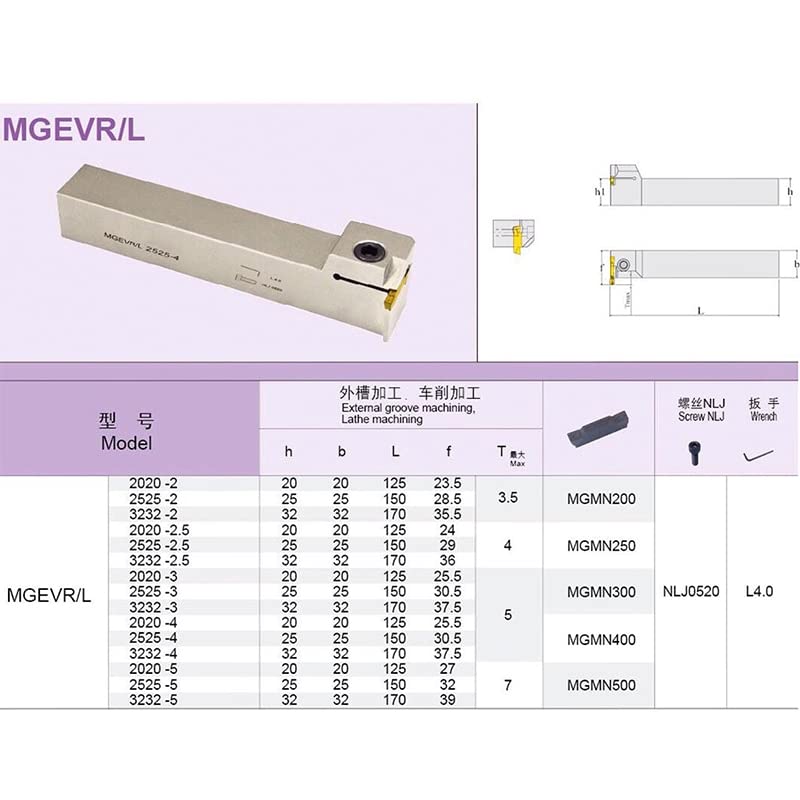 Portaherramientas para torneado MGEVR2020-2 miniatura 5