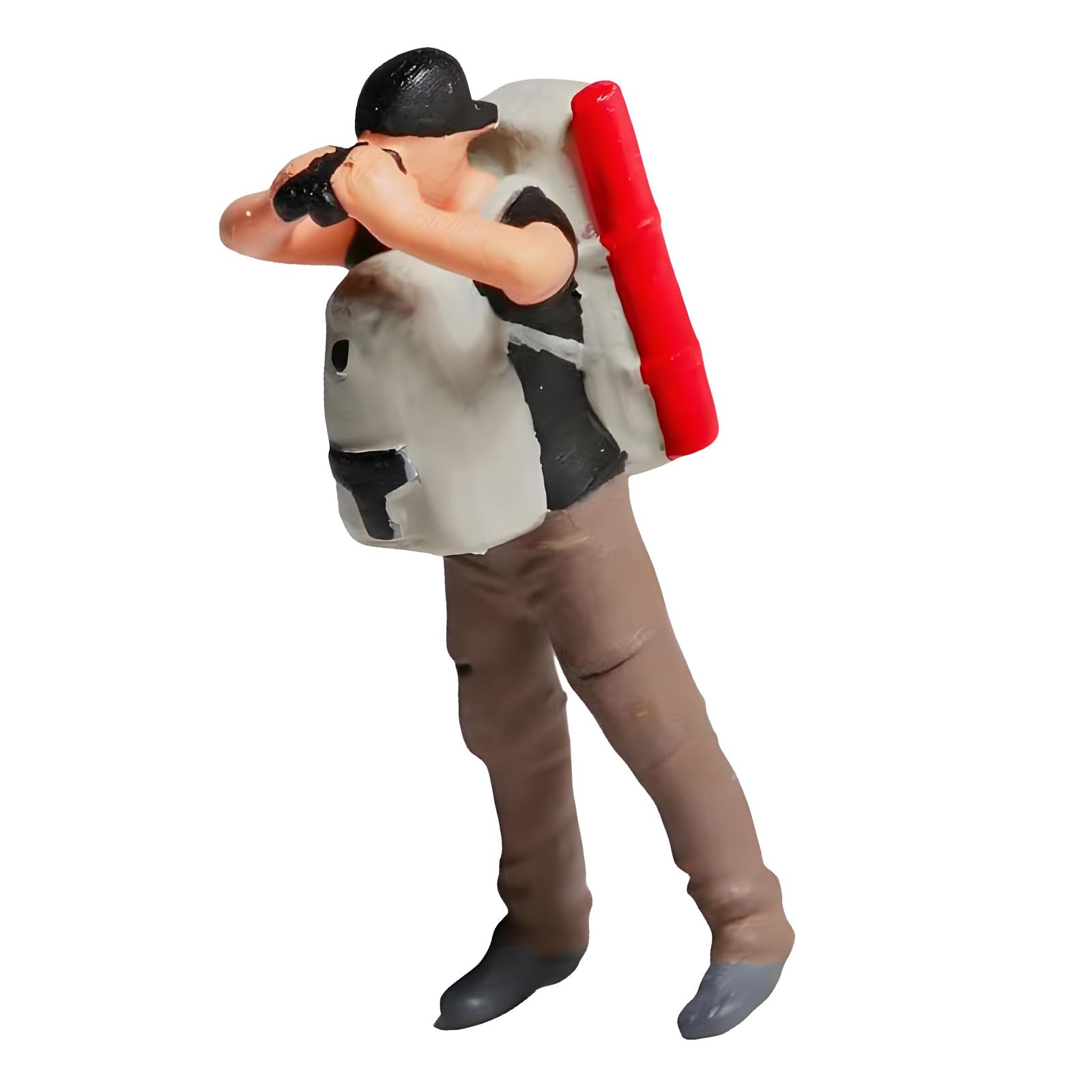 Hredyqw Scale Figures Dioramas Miniature Rock Climbing Figurines Resin Texture for Dioramas Display and Home Decoration