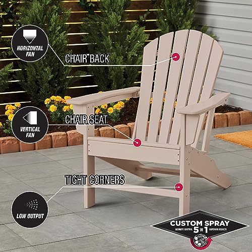 Image of Rust-Oleum Stops Rust Custom 5-in-1 Spray Paint, Satin French Beige | Rust Preventive Enamel, Multi Surface (Metal, Wood and More), Adjustable Dial for Better Control, Fast Dry, Comfort Tip