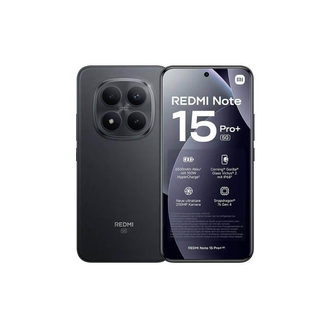 XIAOMI Redmi Note 15 Pro+ 5G Smartphone 12GB+512GB, Snapdragon® 7s