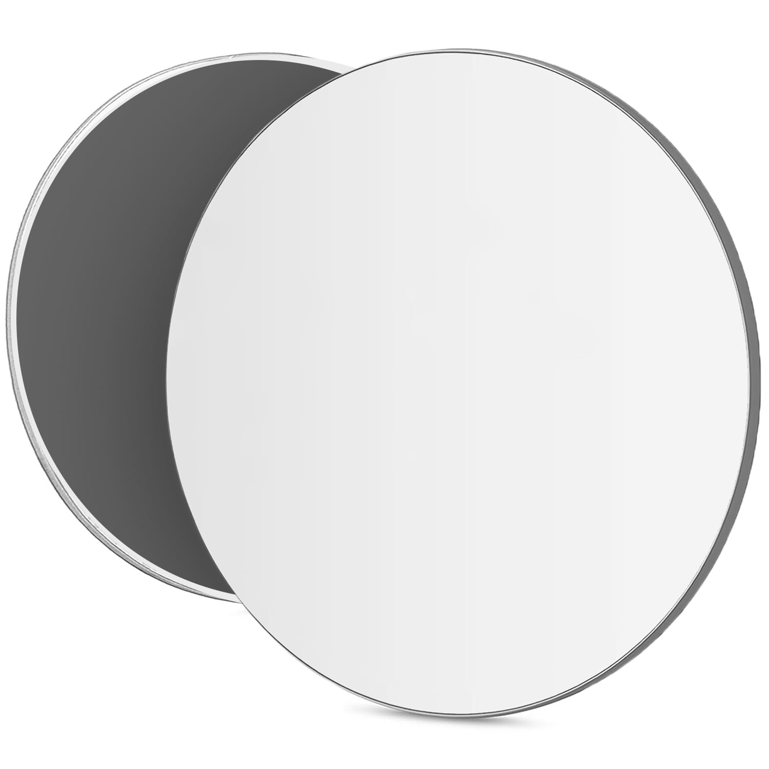 Mavoro 17.5 cm Magnetic Locker Mirror Round | Acrylic - Unbreakable | Sleek Frameless | Glassless Safety Kids Mirror | Suitable for School lockers, Refrigerators, Locker Accessories, Office cabinets