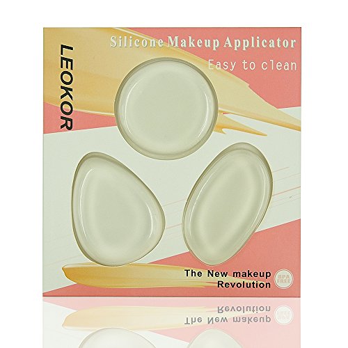 Silicone Makeup Sponge, LEOKOR Silicone Makeup Applicator - Beauty Tools Foundation Blender (frosted)