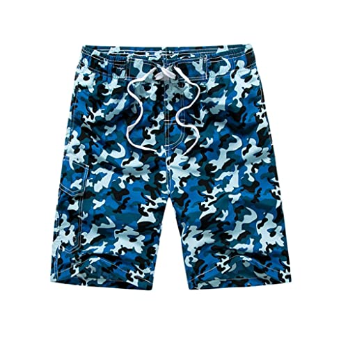 Short de plage camouflage pour homme séchage rapide YXWYXWA