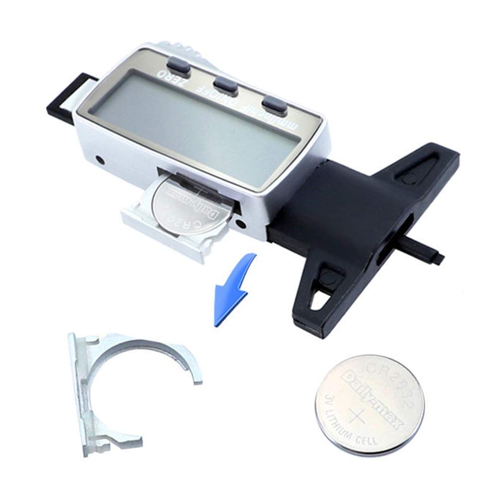 Strumento di misurazione Digital Tire del Calibro di profondità del battistrada Checker Pneumatico Moto Tester Car Kit Ganasce Usura pastiglie di profondimetro Meter Strumenti di Misura