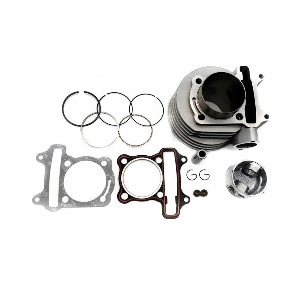 Kit cylindre et segments 57,4mm pour booster la compression du moteur GY6