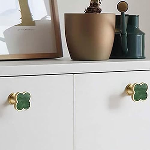 Miniatura 4 de 6 pomos de trébol de aleación de zinc, pomos de armario, pomos de armario para el hogar, oficina, baño, tiradores multiusos para colgar toallas,