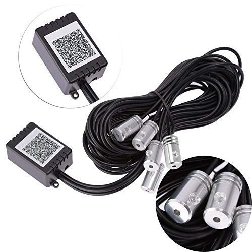 AutoTrends Universal Car Interior Accessories Atmosphere Light Lamp for RGB LED Strips APP Bluetooth Control Ambient Light