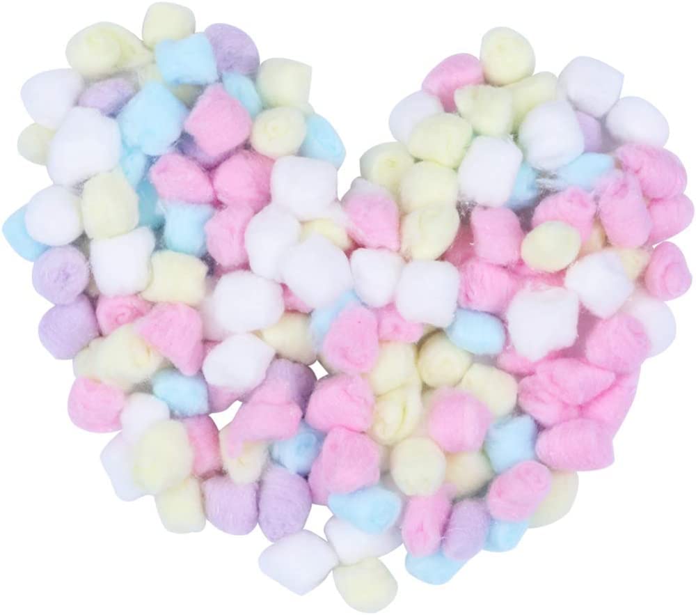 Nyamah Sales Cotton Balls for Makeup Remover Nails Polish Removal and Baby Care Cleanliness Multipurpose 50 PCS Multicolor-image-8