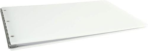 Vista 12 de Carpeta de poste de tornillo 11x17 Panel acrílico con postes fijos negro