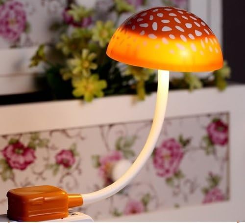 Colorful Led Small Mushroom Desk/Table/student Light With Auto Control