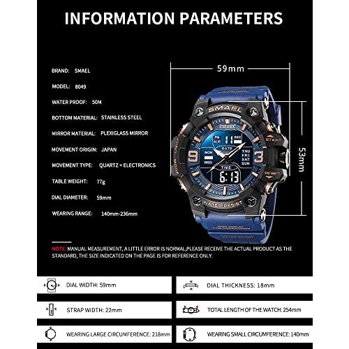 Smael Men's Military Watches Outdoor Sports Digital Watch Waterproof Led Date Alarm Wrist Watches For Men #TOP5