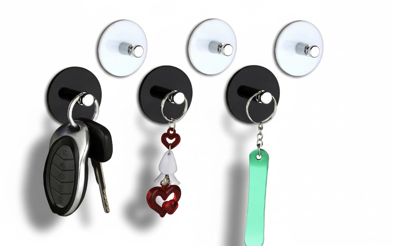Zenovia Acrylic Key Holders - Adhesive Wall Hooks -15