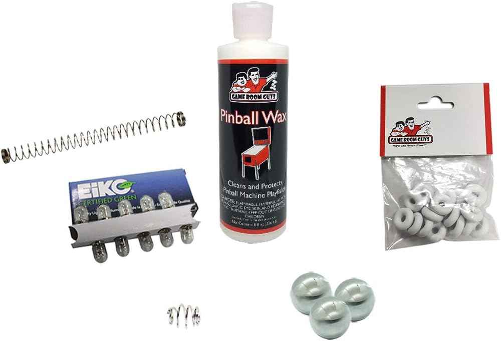 Game Room Guys 1982 Bally Rapid Fire Pinball White Premium Maintenance Kit