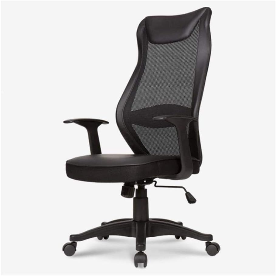 GAAHRQQQ オフィスチェア 快適 通気性 椅子 コンピューター デスクチェア お手入れ簡単 椅子 アームチェア 回転椅子 (カ