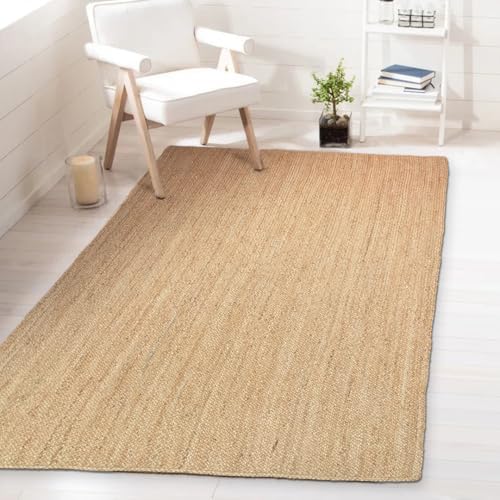 Chardin home Hand Woven Natural Jute Braided Area Rug – 5x8 Feet ...