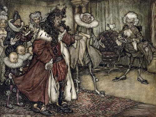 Tableau Impressions d'art Arthur Rackham de qualité supérieure pour salon élégant