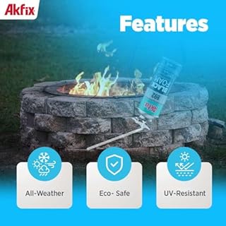 Akfix 892 Black Spray Foam Sealant (2x12 Oz.) - UV Resistant Polyurethane Expanding Spray Foam Insulation, Waterproof, Ideal for RV, Pond, Waterfall and Landscape Applications | 12 Oz. 2 Pack