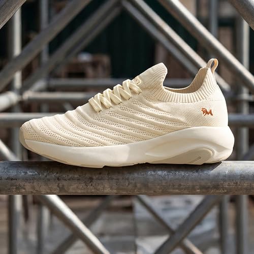 Image of Neeman's Begin Walk Glide Sneakers for Men | Breathable Knit Upper, Cushioned EVA Sole | Lightweight Walking Shoes for Everyday Comfort